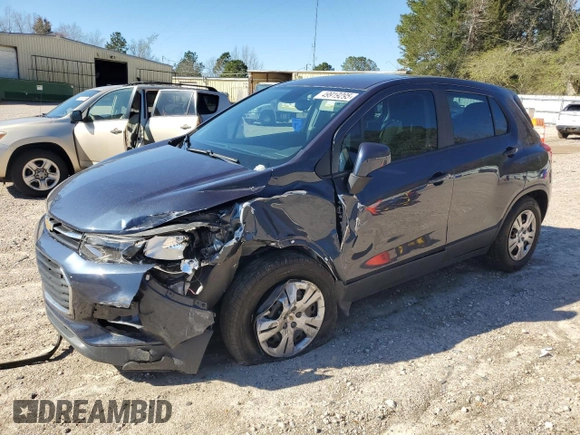 2019 Chevrolet Trax LS with VIN 3GNCJKSB9KL170052, listed as a Copart auction lot 49919295 with 89,953 mi miles and Salvage Title. Bid and sale history available at carsss.com. Image 1.