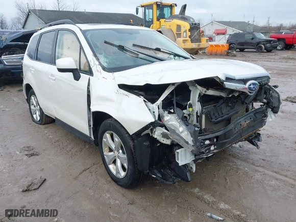 2015 Subaru Forester 2.5i Premium with VIN JF2SJADC9FH448104, listed as a IAAI auction lot 41613772 with 93,648 mi miles. Bid and sale history available at carsss.com. Image 1.