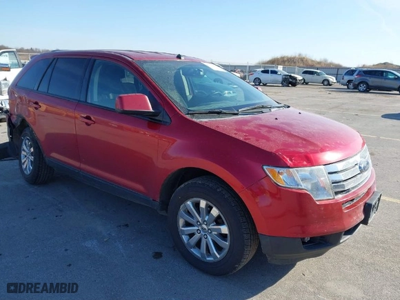 2007 Ford Edge SEL with VIN 2FMDK38C37BB30015, listed as a IAAI auction lot 41773823 with 211,621 mi miles. Bid and sale history available at carsss.com. Image 1.