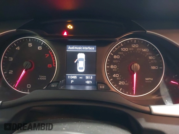 2011 Audi A4 Premium Plus с VIN WAUFFAFLXBA102688, выставлен на аукционе IAAI как лот 42434639 с пробегом 113 495 миль миль и . История ставок и продаж доступна на DreamBid. Изображение 7.