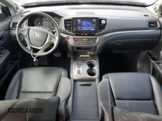 2022 Honda Ridgeline RTL-E with VIN 5FPYK3F79NB013946, listed as a Copart auction lot 55568745 with 21,541 mi miles and Salvage title. Bid and sale history available at DreamBid. Image 8.