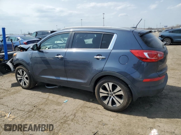 2013 Kia Sportage EX z VIN KNDPCCA20D7428834, wystawiony jako Copart lot #53731845 z przebiegiem 41 162 mil mil oraz Szkoda całkowita • Salvage title. Historia ofert i sprzedaży dostępna na DreamBid. Obrazek 2.
