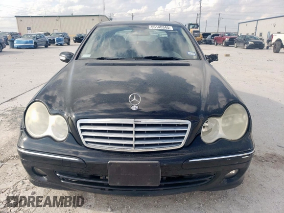 2006 Mercedes-Benz C 280 Luxury with VIN WDBRF54H66F801331, listed as a Copart auction lot 55140345 with 143,157 mi miles and Salvage title. Bid and sale history available at DreamBid. Image 5.