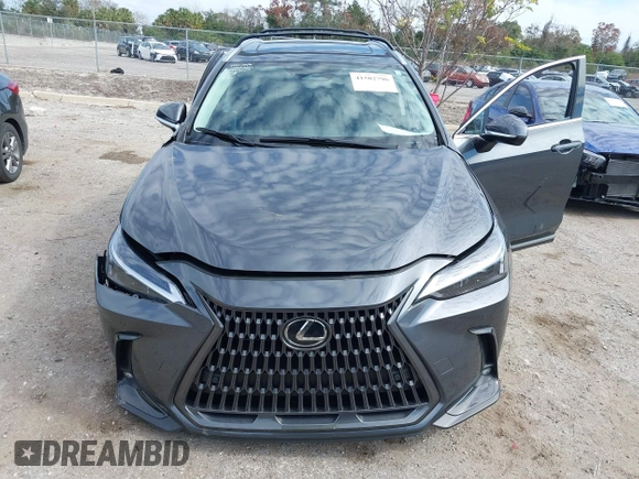 2025 Lexus NX with VIN 2T2GDCAZ1SC023969, listed as a IAAI auction lot 41502796 with 747 mi miles. Bid and sale history available at carsss.com. Image 13.