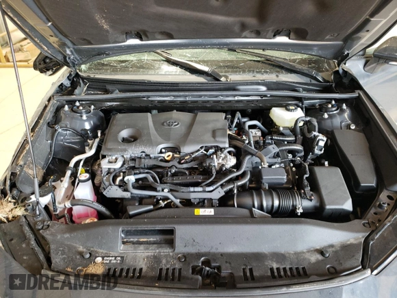 2025 Toyota Camry LE with VIN 4T1DAACK9SU556042, listed as a Copart auction lot 46990605 with 10,468 mi miles and Salvage Title. Bid and sale history available at DreamBid. Image 11.