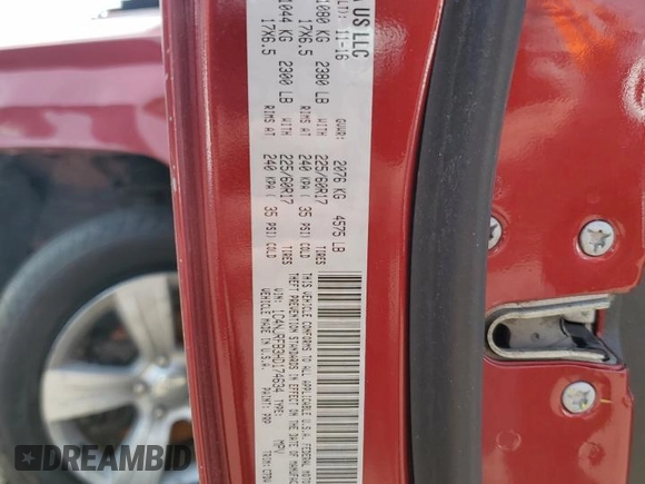 2017 Jeep Patriot High Altitude with VIN 1C4NJRFB3HD174634, listed as a Copart auction lot 54771665 with 92,344 mi miles and Salvage title. Bid and sale history available at DreamBid. Image 12.