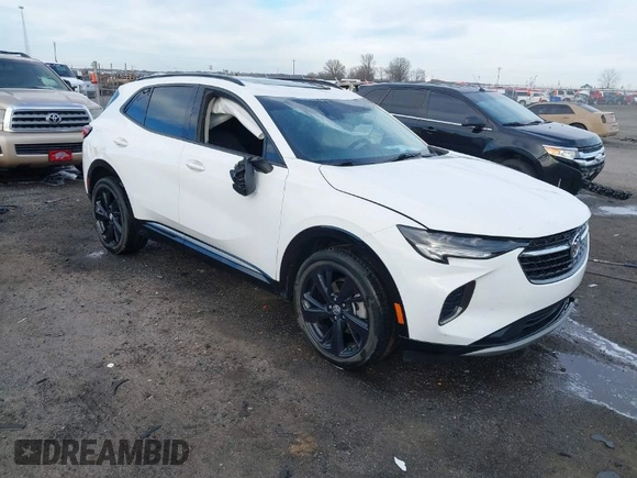 2022 Buick Envision Preferred with VIN LRBAZLR42ND022064, listed as a IAAI auction lot 41656353 with 68,530 mi miles and . Bid and sale history available at DreamBid. Image 1.