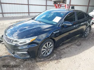 2019 Kia Optima S with VIN 5XXGT4L32KG354994, listed as a IAAI auction lot 41835258 with 99,301 mi miles. Bid and sale history available at carsss.com. Image 2.
