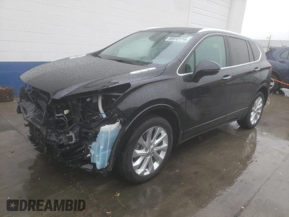 2016 Buick Envision Premium II with VIN LRBFXFSX5GD245462, listed as a Copart auction lot 80912174 with 59,457 mi miles and Salvage Title. Bid and sale history available at carsss.com. Image 1.