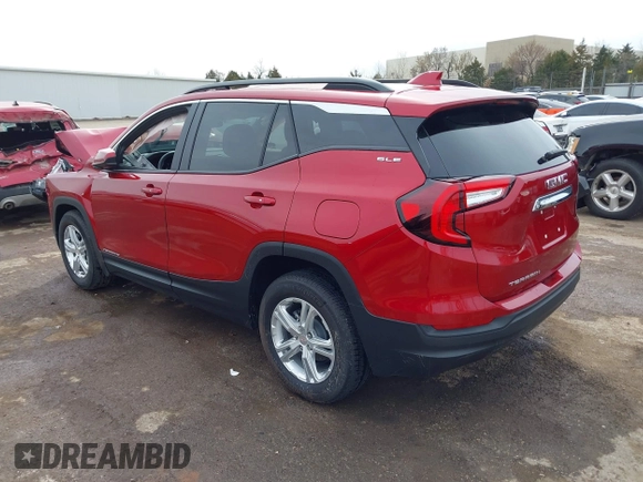 2024 GMC Terrain SLE z VIN 3GKALMEG9RL302058, wystawiony jako IAAI lot #41691921 z przebiegiem 1 101 mil mil oraz . Historia ofert i sprzedaży dostępna na DreamBid. Obrazek 3.