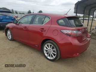 2013 Lexus CT 200h with VIN JTHKD5BH7D2128600, listed as a Copart auction lot 54270695 with 182,401 mi miles and Salvage title. Bid and sale history available at DreamBid. Image 2.