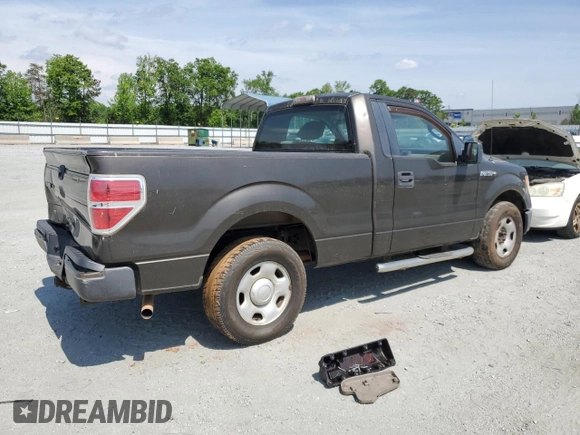 2009 Ford F-150 XL with VIN 1FTRF12W29KC15121, listed as a Copart auction lot 55488075 with 154,946 mi miles and Clean Title. Bid and sale history available at carsss.com. Image 3.
