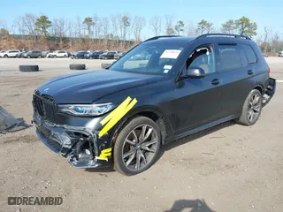 2022 BMW X7 M50i with VIN 5UXCX6C03N9M51772, listed as a IAAI auction lot 41780026 with 26,001 mi miles. Bid and sale history available at carsss.com. Image 2.