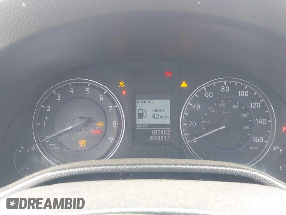 2012 Infiniti G25 Journey with VIN JN1DV6AP9CM812432, listed as a IAAI auction lot 42451554 with 187,462 mi miles and . Bid and sale history available at DreamBid. Image 7.