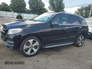 2017 Mercedes-Benz GLE 350 with VIN 4JGDA5HBXHA912086, listed as a Copart auction lot 60155075 with 105,584 mi miles and Salvage title. Bid and sale history available at DreamBid. Image 1.