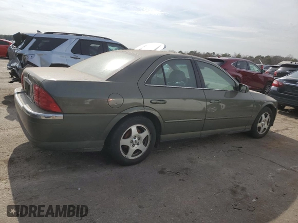 2000 Lincoln LS with VIN 1LNHM86S5YY852576, listed as a Copart auction lot 43073515 with 131,207 mi miles and Salvage Title. Bid and sale history available at carsss.com. Image 3.