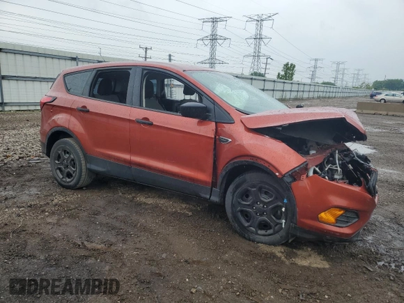 2019 Ford Escape S with VIN 1FMCU0F75KUC55191, listed as a Copart auction lot 58236645 with Not provided miles and Salvage title. Bid and sale history available at DreamBid. Image 4.