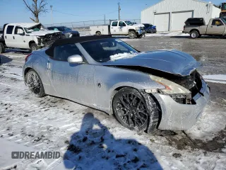 2012 Nissan 370Z Touring with VIN JN1AZ4FHXCM370242, listed as a Copart auction lot 45984005 with 71,579 mi miles and Salvage Title. Bid and sale history available at carsss.com. Image 4.