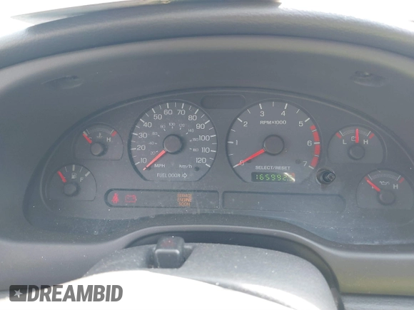 2004 Ford Mustang Standard with VIN 1FAFP40404F104660, listed as a IAAI auction lot 41602400 with 165,992 mi miles. Bid and sale history available at carsss.com. Image 7.