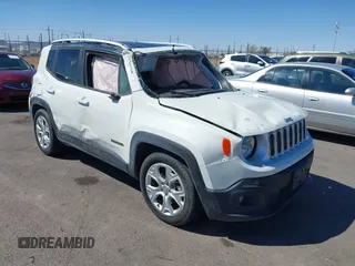 2018 Jeep Renegade Limited with VIN ZACCJADB0JPJ05092, listed as a IAAI auction lot 41841265 with 47,848 mi miles and . Bid and sale history available at DreamBid. Image 1.