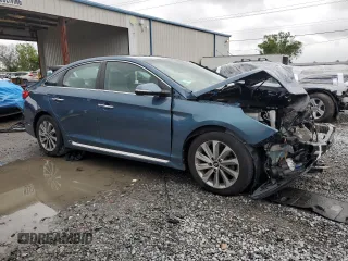 2017 Hyundai Sonata Sport with VIN 5NPE34AF6HH452394, listed as a Copart auction lot 52299045 with Not Provided miles and Salvage Title. Bid and sale history available at DreamBid. Image 4.