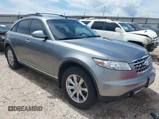 2007 Infiniti FX with VIN JNRAS08W87X205932, listed as a IAAI auction lot 42615279 with 135,135 mi miles and . Bid and sale history available at DreamBid. Image 1.