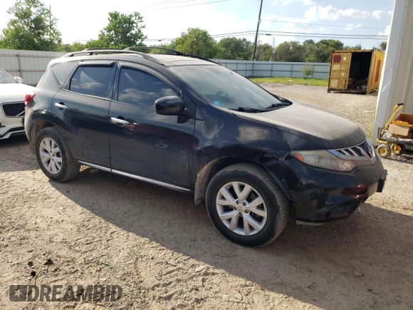 2012 Nissan Murano S with VIN JN8AZ1MU4CW111301, listed as a Copart auction lot 71676304 with 177,210 mi miles and Salvage Title. Bid and sale history available at carsss.com. Image 4.