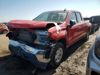 2021 Chevrolet Silverado 1500 LT z VIN 1GCRYDED1MZ133161, wystawiony jako Copart lot #55502525 z przebiegiem 122 408 mil mil oraz Szkoda całkowita • Salvage title. Historia ofert i sprzedaży dostępna na DreamBid. Obrazek 1.