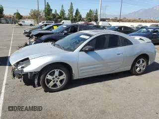 2004 Mitsubishi Eclipse GS with VIN 4A3AC44GX4E051361, listed as a Copart auction lot 77691064 with 56,598 mi miles and Salvage Title. Bid and sale history available at carsss.com. Image 1.
