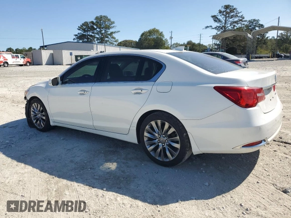 2016 Acura RLX Advance Pkg with VIN JH4KC1F98GC000007, listed as a Copart auction lot 75517764 with 160,938 mi miles and Salvage Title. Bid and sale history available at carsss.com. Image 2.