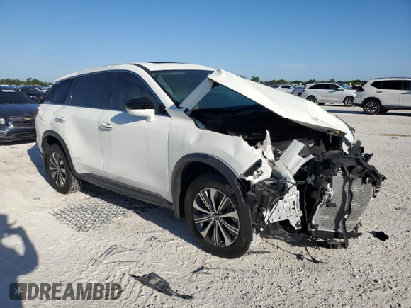 2024 Infiniti QX60 Pure with VIN 5N1DL1ES7RC335711, listed as a Copart auction lot 48980375 with 4,431 mi miles and Salvage title. Bid and sale history available at DreamBid. Image 4.