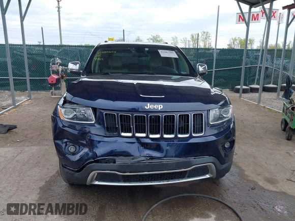 2014 Jeep Grand Cherokee Limited with VIN 1C4RJFBG4EC347208, listed as a IAAI auction lot 41982209 with 124,663 mi miles and . Bid and sale history available at DreamBid. Image 12.