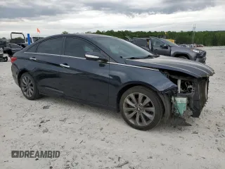 2011 Hyundai Sonata SE with VIN 5NPEC4ABXBH219817, listed as a Copart auction lot 53898665 with 266,082 mi miles and Salvage Title. Bid and sale history available at DreamBid. Image 4.