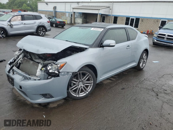 2013 Scion tC z VIN JTKJF5C72D3065583, wystawiony jako Copart lot #58493235 z przebiegiem 41 400 mil mil oraz Szkoda całkowita • Salvage title. Historia ofert i sprzedaży dostępna na DreamBid. Obrazek 1.