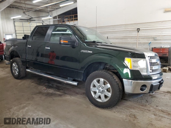 2014 Ford F-150 XL with VIN 1FTFW1EF4EKE00926, listed as a Copart auction lot 54425475 with 153,163 mi miles and Salvage Title. Bid and sale history available at carsss.com. Image 4.