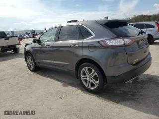2017 Ford Edge Titanium with VIN 2FMPK3K80HBC69716, listed as a Copart auction lot 44127295 with 105,245 mi miles and Salvage Title. Bid and sale history available at carsss.com. Image 2.