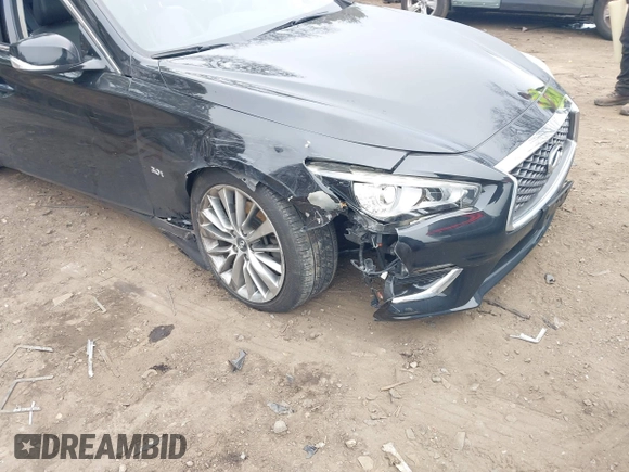 2018 Infiniti Q50 Sport with VIN JN1EV7AR8JM612165, listed as a IAAI auction lot 42007029 with 71,328 mi miles and . Bid and sale history available at carsss.com. Image 6.