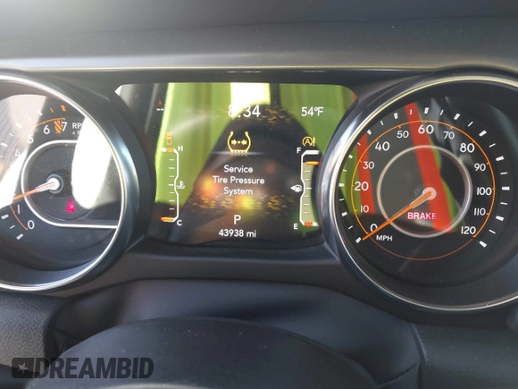 2022 Jeep Gladiator Texas Trail with VIN 1C6HJTAG4NL149537, listed as a IAAI auction lot 41947122 with 43,938 mi miles. Bid and sale history available at carsss.com. Image 7.