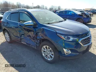 2021 Chevrolet Equinox LT z VIN 3GNAXUEVXML308269, wystawiony jako IAAI lot #41858504 z przebiegiem 84 308 mil mil oraz . Historia ofert i sprzedaży dostępna na DreamBid. Obrazek 1.