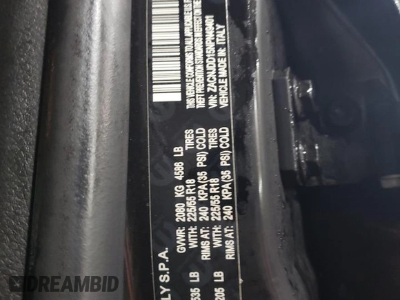 2022 Jeep Renegade Limited z VIN ZACNJDD15NPN49401, wystawiony jako Copart lot #87047184 z przebiegiem 15 165 mil mil oraz Szkoda całkowita • Salvage title. Historia ofert i sprzedaży dostępna na DreamBid. Obrazek 13.