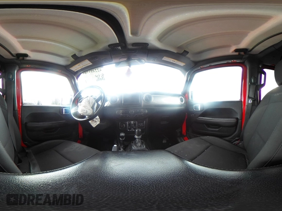2018 Jeep Wrangler Unlimited Sahara with VIN 1C4HJXEG1JW310817, listed as a IAAI auction lot 42248374 with 64,516 mi miles and . Bid and sale history available at DreamBid. Image 19.