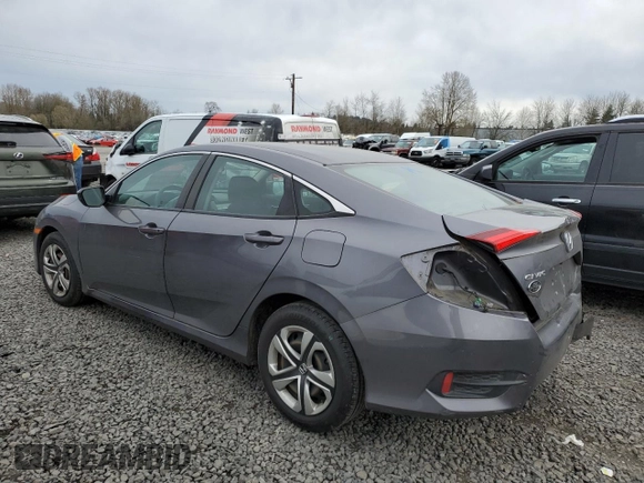 2018 Honda Civic LX with VIN 2HGFC2F58JH520784, listed as a Copart auction lot 49917785 with 49,059 mi miles and Salvage Title. Bid and sale history available at carsss.com. Image 2.