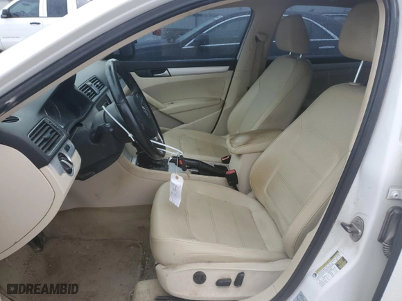 2013 Volkswagen Passat TDI SE w/Sunroof with VIN 1VWBN7A34DC128612, listed as a Copart auction lot 43703905 with NaN miles and Salvage Title. Bid and sale history available at carsss.com. Image 7.