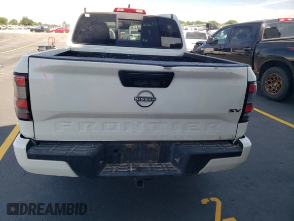 2022 Nissan Frontier Pro-X with VIN 1N6ED1EJ0NN636751, listed as a Copart auction lot 61053585 with 68,222 mi miles and Salvage title. Bid and sale history available at DreamBid. Image 6.
