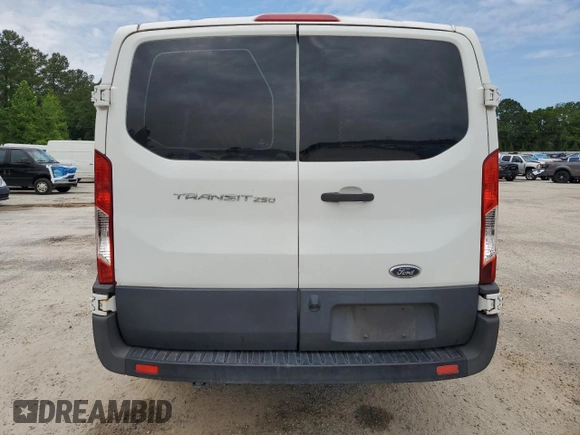 2016 Ford Transit Cargo with VIN 1FTYR1ZM7GKA22550, listed as a Copart auction lot 55584895 with 154,499 mi miles and Salvage title. Bid and sale history available at DreamBid. Image 6.