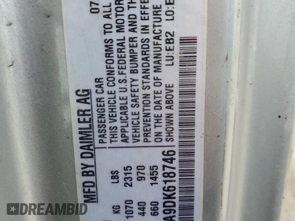 2013 Smart fortwo Pure с VIN WMEEJ3BA9DK618746, выставлен на аукционе Copart как лот 56752885 с пробегом 80 293 миль миль и Списание • Salvage title. История ставок и продаж доступна на DreamBid. Изображение 12.