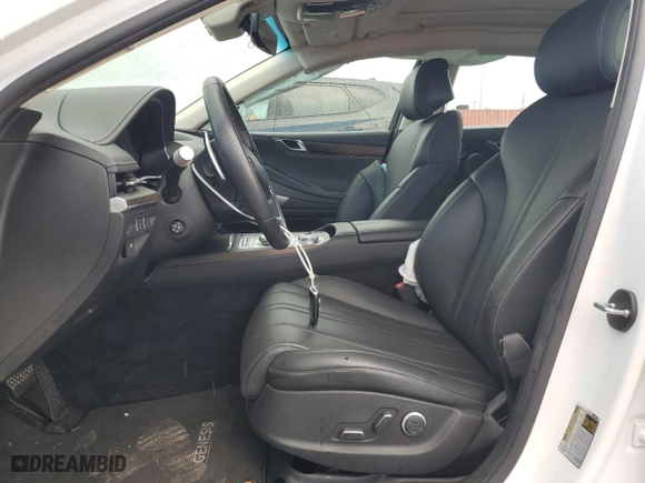 2023 Genesis G80 2.5T with VIN KMTGB4SC7PU152983, listed as a Copart auction lot 68961214 with 15,894 mi miles and Salvage Title. Bid and sale history available at carsss.com. Image 7.