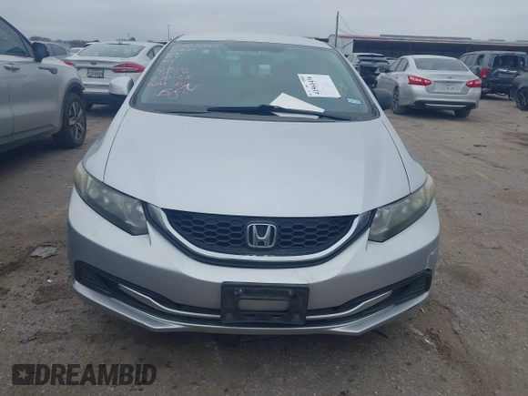 2013 Honda Civic LX with VIN 2HGFB2F54DH593805, listed as a IAAI auction lot 41561436 with 139,651 mi miles and . Bid and sale history available at DreamBid. Image 11.