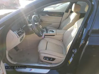 2018 BMW 7 Series 750i xDrive with VIN WBA7F2C56JB238485, listed as a Copart auction lot 75244433 with 35,702 mi miles. Bid and sale history available at carsss.com. Image 7.