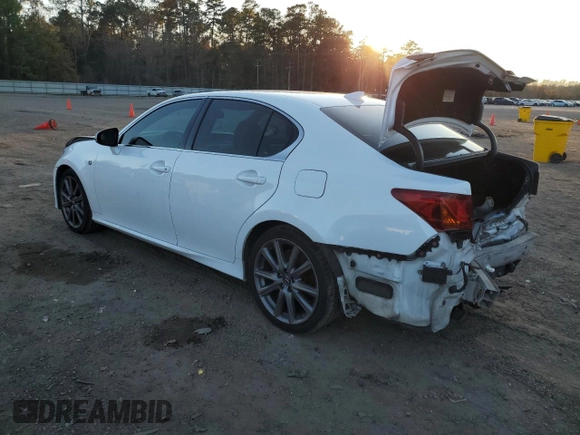 2015 Lexus GS 350 with VIN JTHBE1BL7FA018794, listed as a Copart auction lot 82625013 with 124,925 mi miles and Salvage Title. Bid and sale history available at carsss.com. Image 2.
